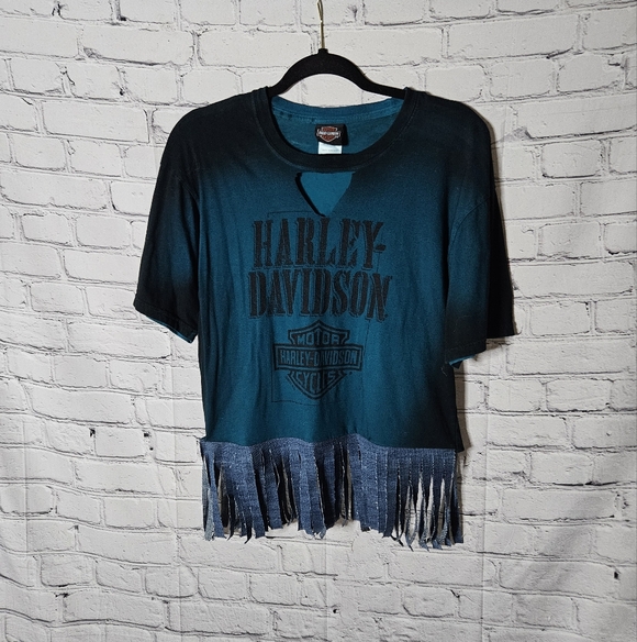 Upcycled Tops - UPCYCLED Harley-Davidson Tee Medium